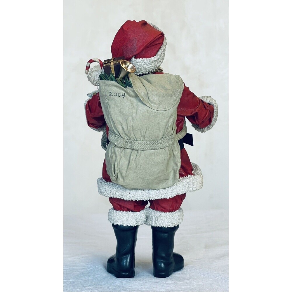 Clothique Possible Dreams Christmas Santa W Christmas Tree Gifts Drum 10" 2004 - Picture 6 of 13
